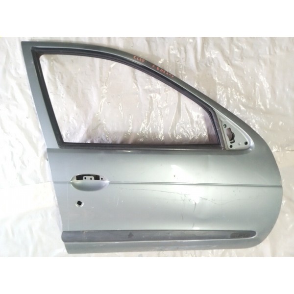 Porta Dianteira Lado  Direito Renault Clio 2000 A 20008 Prateado
