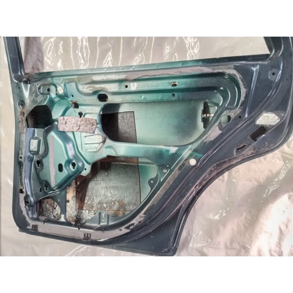 Porta Lado Direito Traseiro Vw Gol Bola 1999 Verde-escuro