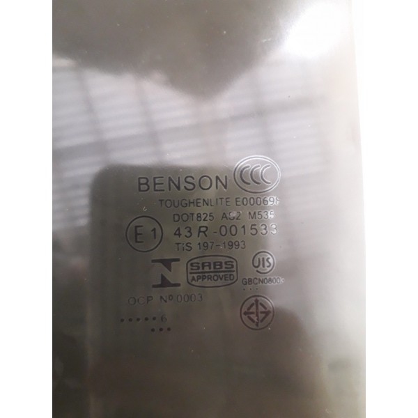 Vidro Porta Traseiro Lado Esquerdo Mitsubishi Pajero 2010