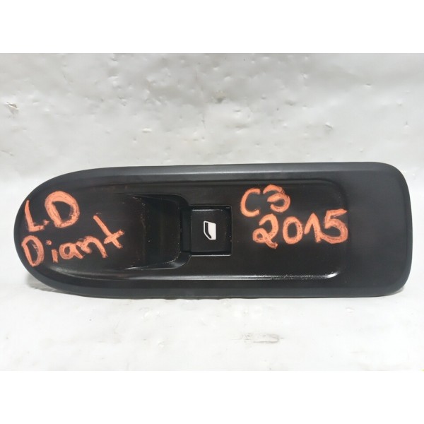 Botão Comando Vidro Elétrico Diant. Direito Citroen C3 2015