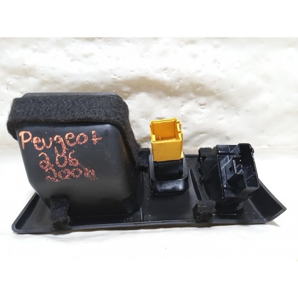 Moldura Porta Objetos B. Farol/b. Trava Vidro Peugeot 206