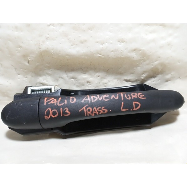 Maçaneta Externa Fiat Palio Weekend 2013 Traseira  Direita Preto