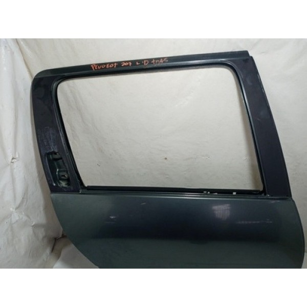Porta Peugeot 207 Sw 2010 Direito Traseiro  Traseira Direito Verde-escuro