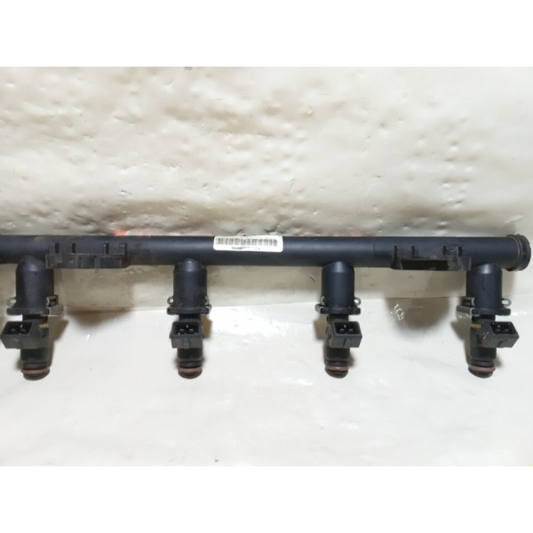 Flauta Com Bicos Injeçao Ford Fiesta 1.6 2014