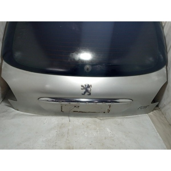 Tampa Capo Traseiro Vidro Vigia Peugeot 207 2012 Sem Friso Prateado