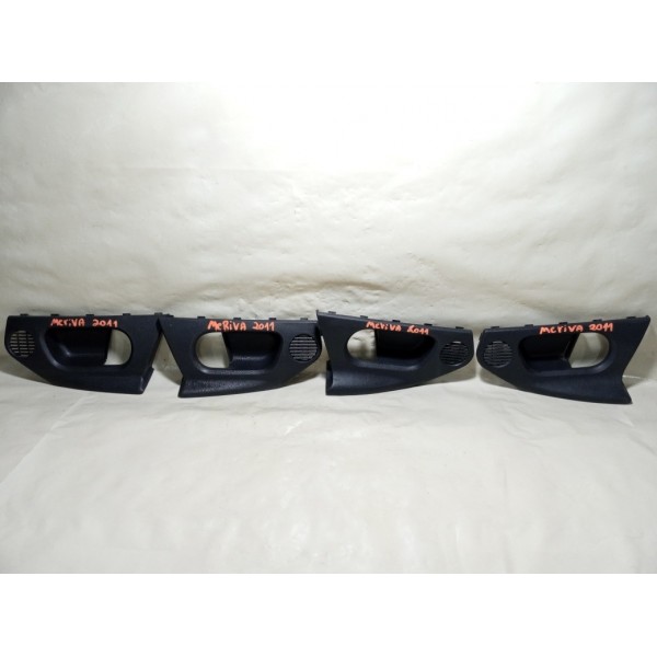 Moldura Maçaneta Interna Gm Meriva 2011 Jogo Dianteira/traseira