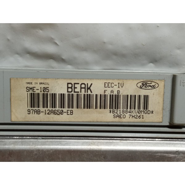 Modulo Injeção Ford Escort 1.8 16v 98 Sme105 Beak