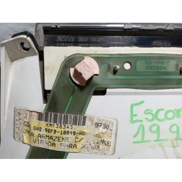 Painel Instrumentos Fotd Escort 1.8 99 Preto