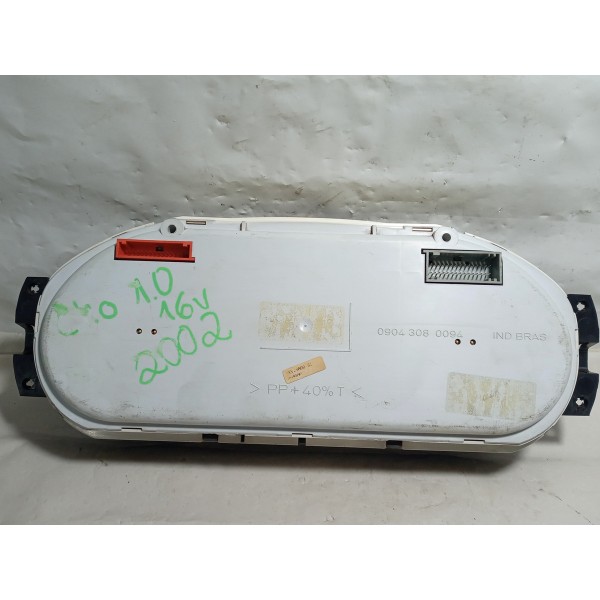 Painel De Instrumentos Renault Clio 2002  Cinza