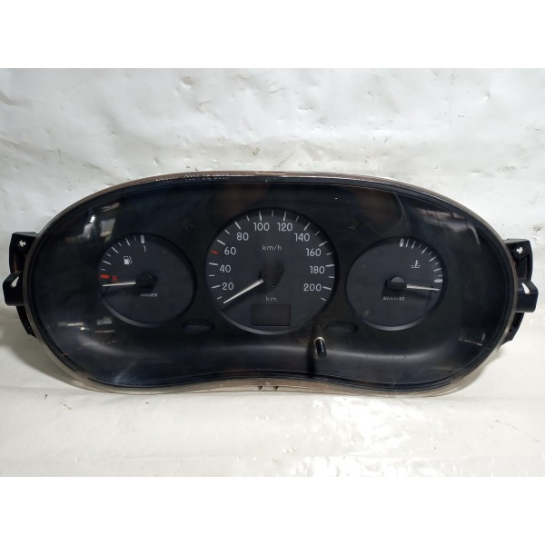Painel De Instrumentos Renault Clio 2002  Cinza