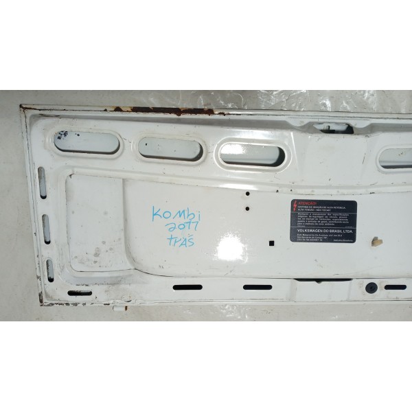 Tampa Traseira Inferior  Vw Kombi 2011  Branco