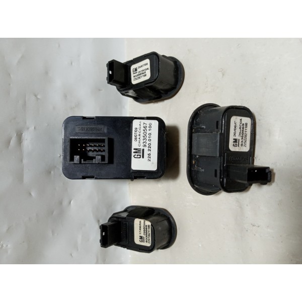 Botão Vidro Elétrico Jogo Gm Meriva  2009