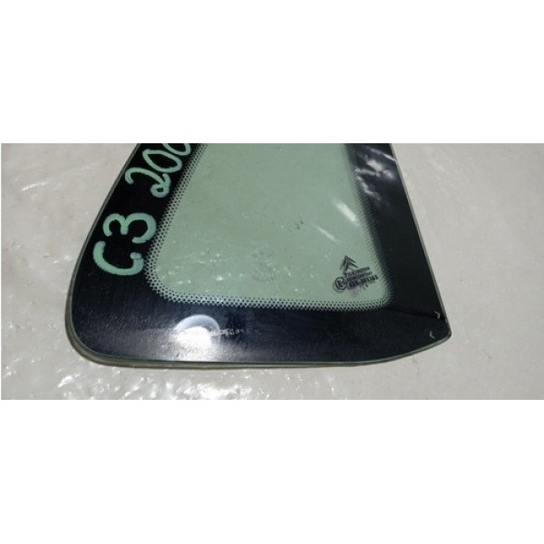Vidro Fixo Lateral Traseiro Direito Citroen  C3 2009