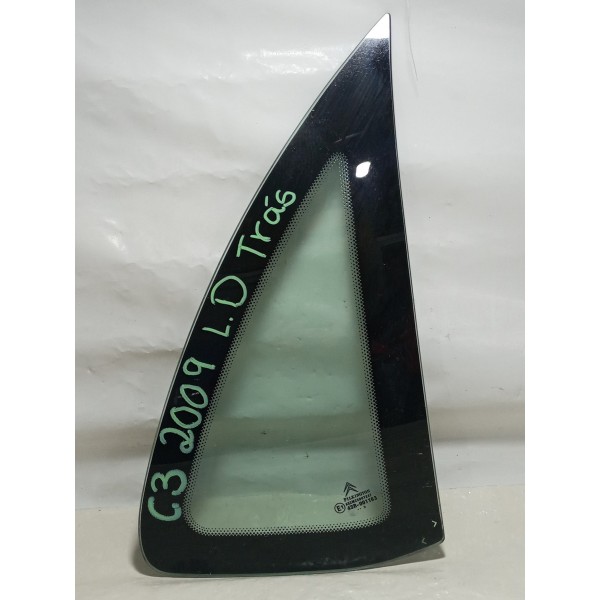 Vidro Fixo Lateral Traseiro Direito Citroen  C3 2009