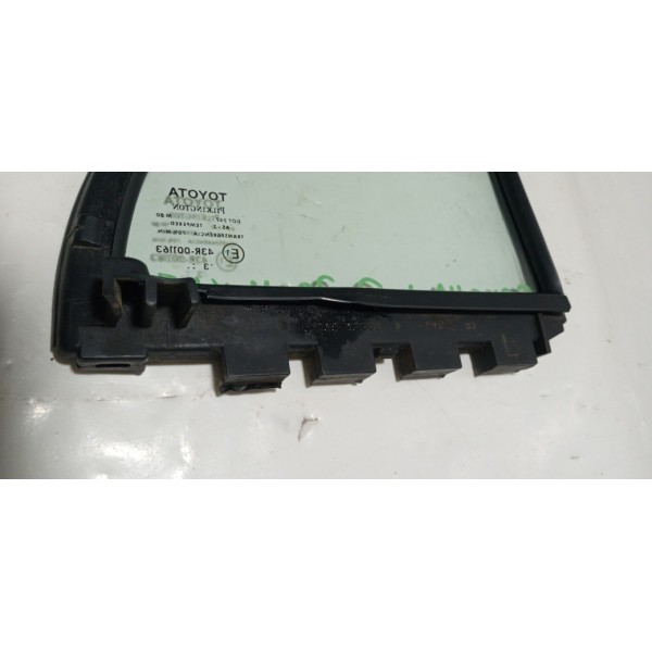 Vidro Lateral Traseiro Fixo Esquerdo Toyota Corolla Xli 2004