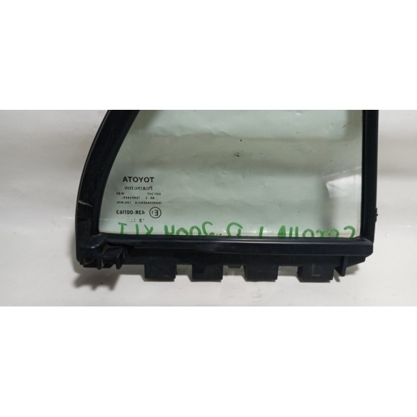 Vidro Lateral Traseiro Fixo Esquerdo Toyota Corolla Xli 2004
