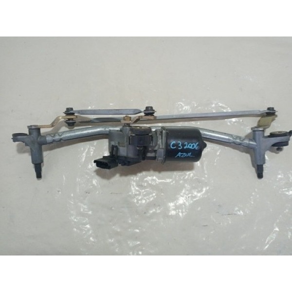 Motor Limpador Parabrisa Com Galhada Citroen C3 2007 1.4