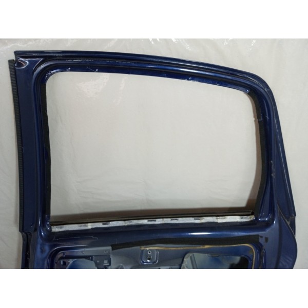 Porta Citroen C3 2007 1.4 8v  Direito Traseiro Traseira Direito Azul-escuro