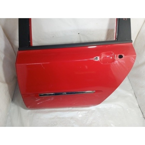Porta Fiat Stilo 2008 1.8 8v Esquerdo Traseira Traseira Esquerdo Vermelho