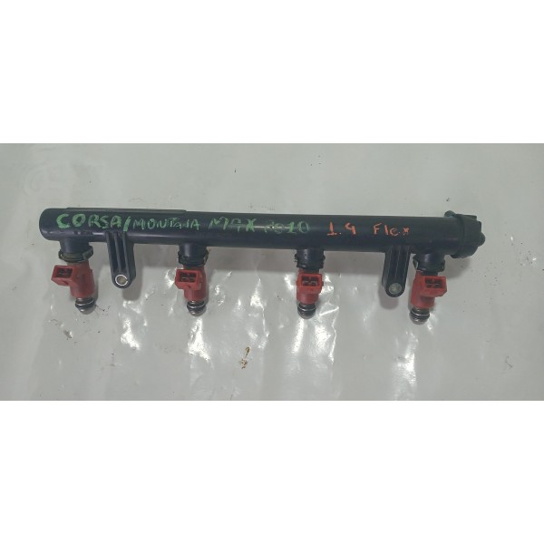 Flauta Bico Injeção Gm Corsa Montana 2010 1.4 Flex