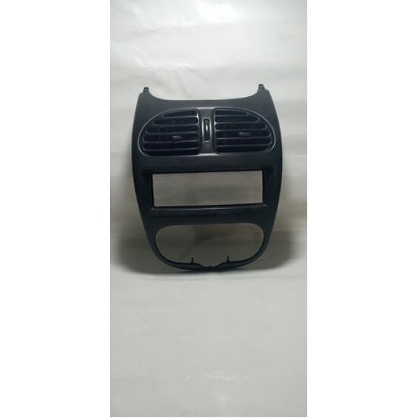Moldura Painel Central Com Difusor De Ar Peugeot 206