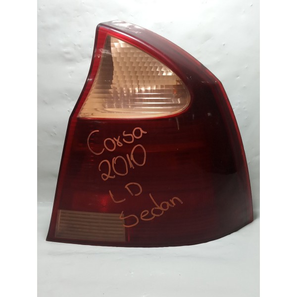 Lanterna Traseira Lado Direito Gm Corsa Sedan Maxx 2010 Direito Laranja-claro