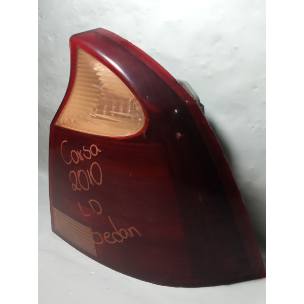 Lanterna Traseira Lado Direito Gm Corsa Sedan Maxx 2010 Direito Laranja-claro