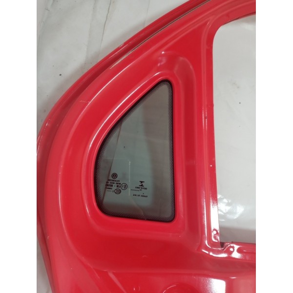 Porta Traseira Esquerda Vw Gol G6 2012 Traseira Esquerda Vermelho