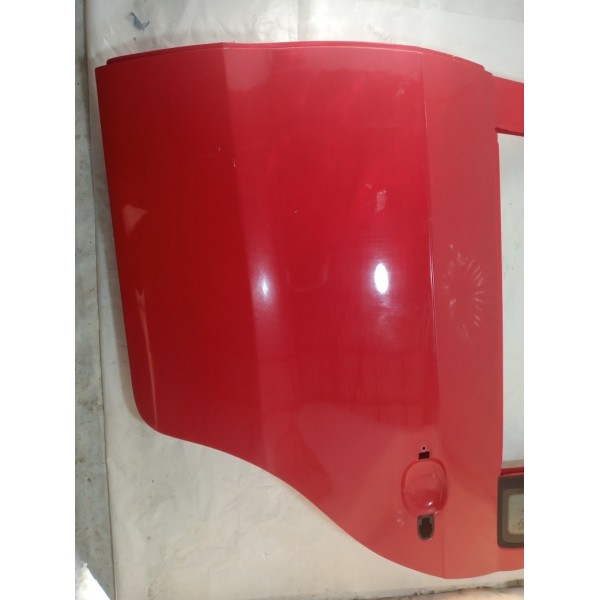 Porta Traseira Esquerda Vw Gol G6 2012 Traseira Esquerda Vermelho