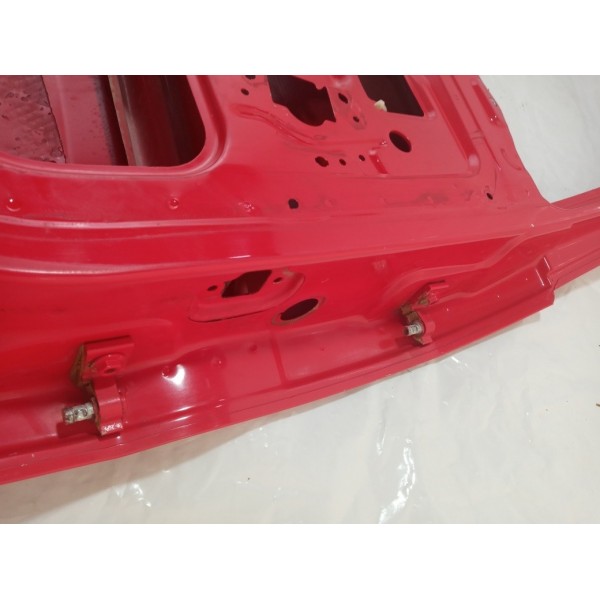 Porta Traseira Esquerda Vw Gol G6 2012 Traseira Esquerda Vermelho