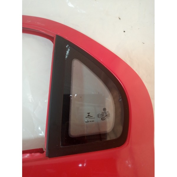 Porta Traseira Esquerda Vw Gol G6 2012 Traseira Esquerda Vermelho
