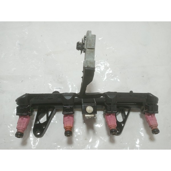 Flauta Com Os Bicos Injeção Citroen C3 2006 1.4 8v