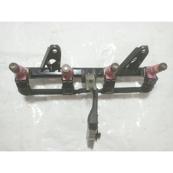 Flauta Com Os Bicos Injeção Citroen C3 2006 1.4 8v