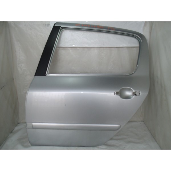 Porta Traseira Esquerda Peugeot 307 2005 Hatch Traseira Esquerdo Prateado