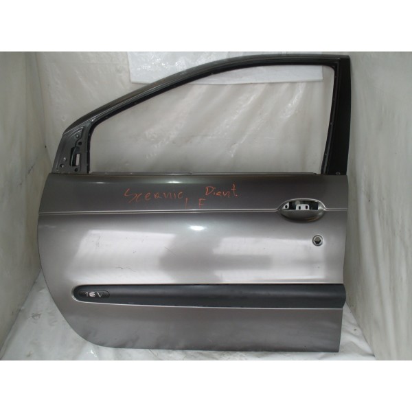 Porta Dianteira Esquerda Renault Scenic 2003 Dianteira Esquerdo Cinza
