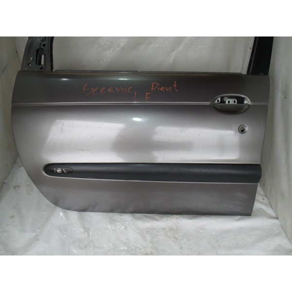 Porta Dianteira Esquerda Renault Scenic 2003 Dianteira Esquerdo Cinza