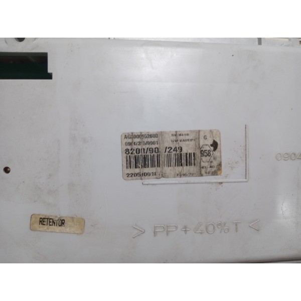 Painel Instrumento Renault Clio 2007 Preto