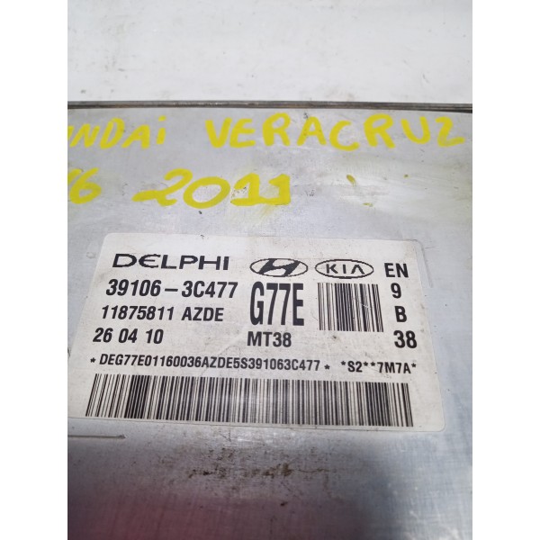 Módulo Injeção Hyundai Veracruz 3.8 V6 2011 39106-3c477