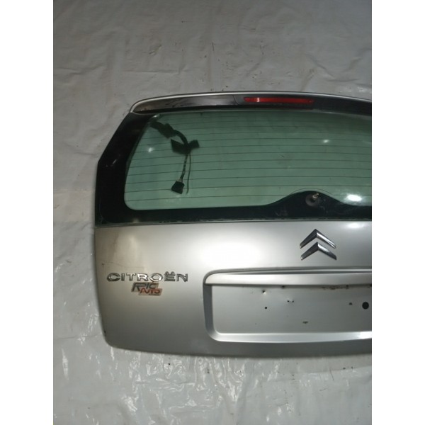 Tampa Traseira Com Vidro Vigia Citroen C3 2010 Usado Cinza