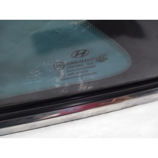 Vidro Fixo Lateral Traseiro Esquerdo Hyundai Veracruz 2011