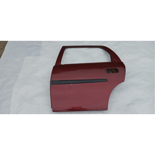 Porta Traseira Esquerda Gm Corsa 1998 Traseira Esquerdo Vermelho