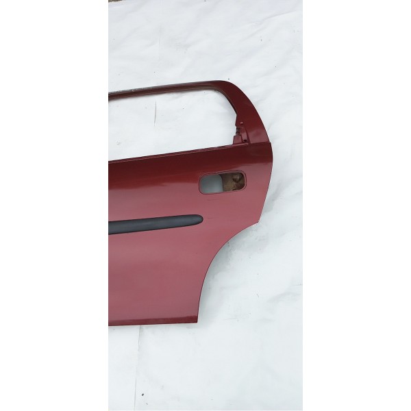 Porta Traseira Esquerda Gm Corsa 1998 Traseira Esquerdo Vermelho
