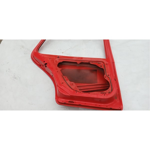 Porta Traseira Esquerda Vw Golf Sapão 1999 Traseira Esquerdo Vermelho