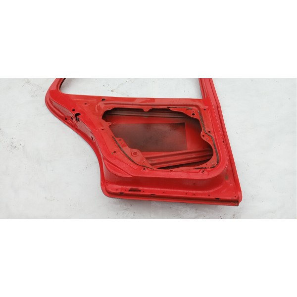 Porta Traseira Esquerda Vw Golf Sapão 1999 Traseira Esquerdo Vermelho