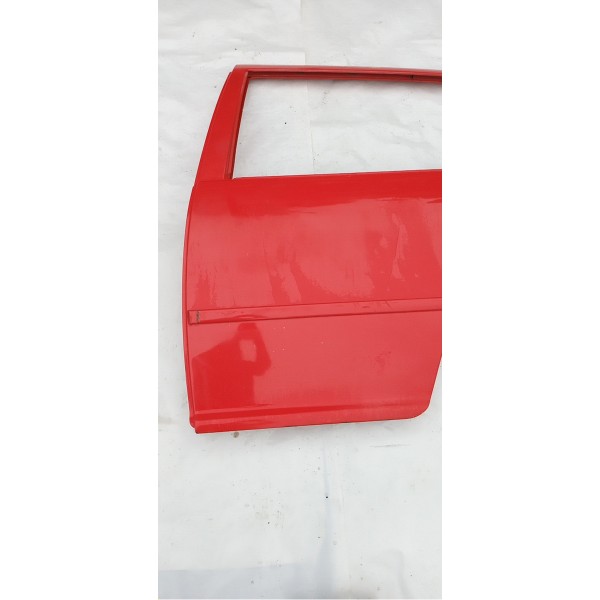 Porta Traseira Esquerda Vw Golf Sapão 1999 Traseira Esquerdo Vermelho