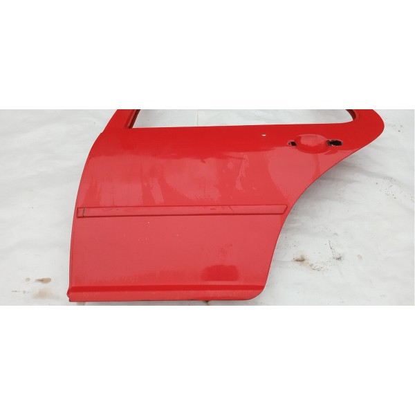 Porta Traseira Esquerda Vw Golf Sapão 1999 Traseira Esquerdo Vermelho