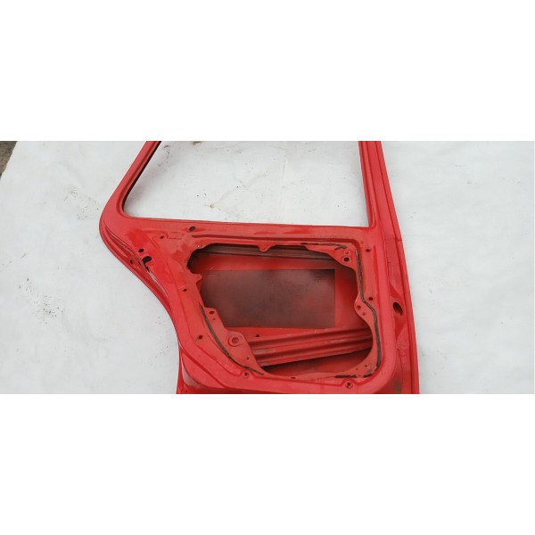 Porta Traseira Esquerda Vw Golf Sapão 1999 Traseira Esquerdo Vermelho