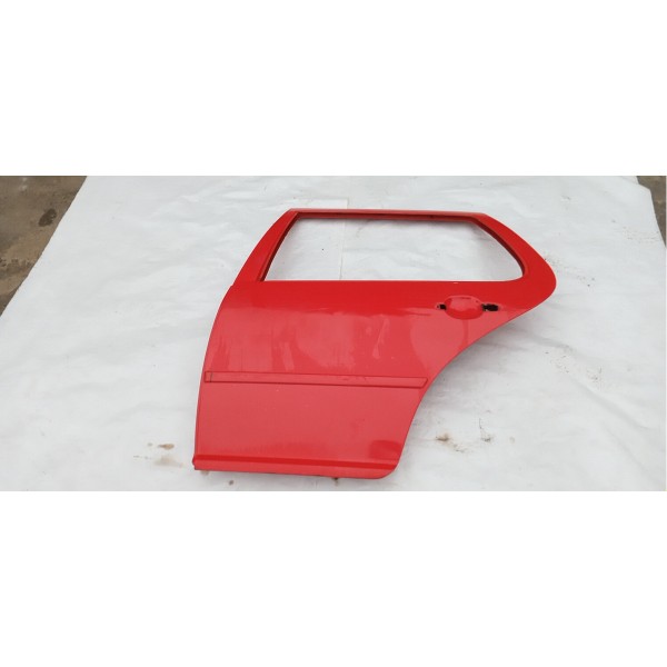 Porta Traseira Esquerda Vw Golf Sapão 1999 Traseira Esquerdo Vermelho