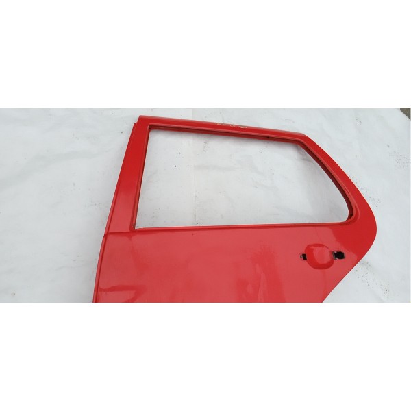 Porta Traseira Esquerda Vw Golf Sapão 1999 Traseira Esquerdo Vermelho