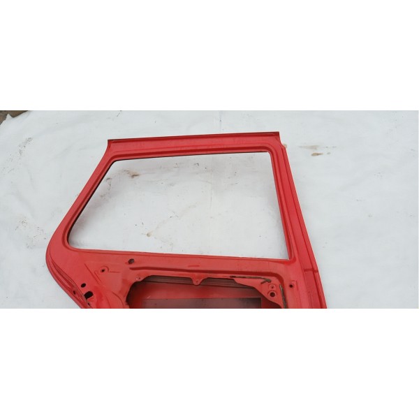 Porta Traseira Esquerda Vw Golf Sapão 1999 Traseira Esquerdo Vermelho